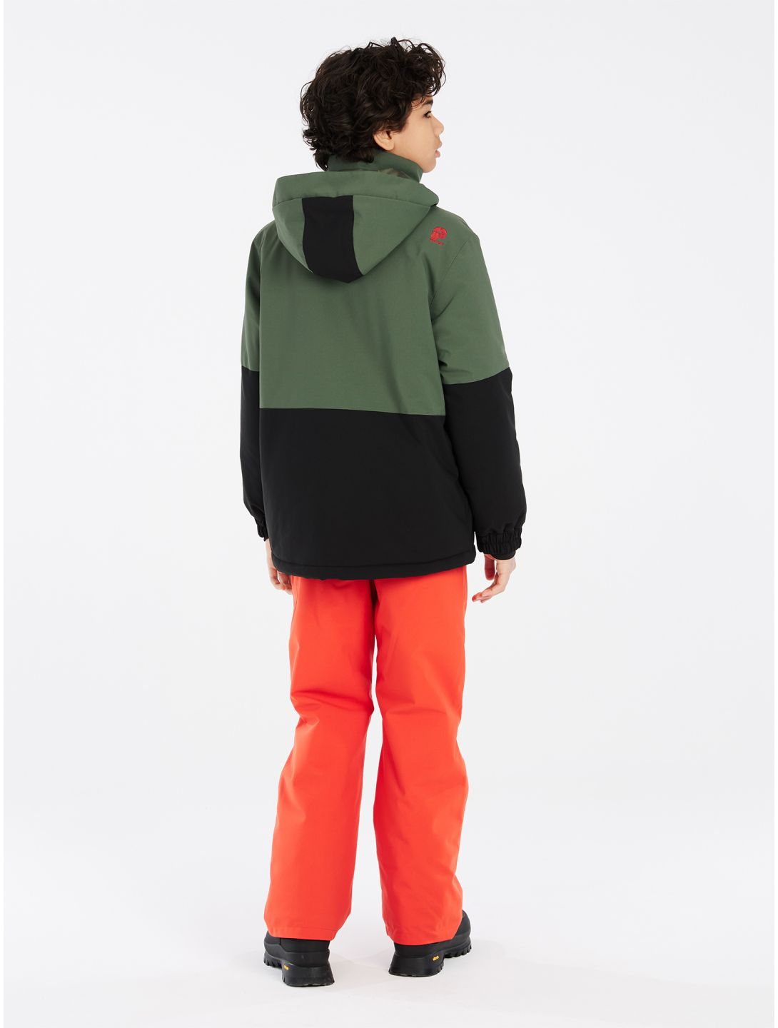 Protest, PRTSAVER JR chaqueta de esquí niños Thyme negro, verde 