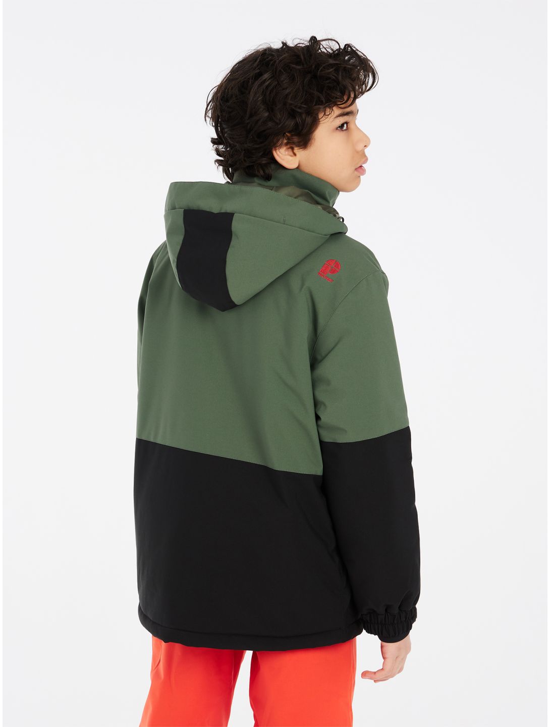 Protest, PRTSAVER JR chaqueta de esquí niños Thyme negro, verde 