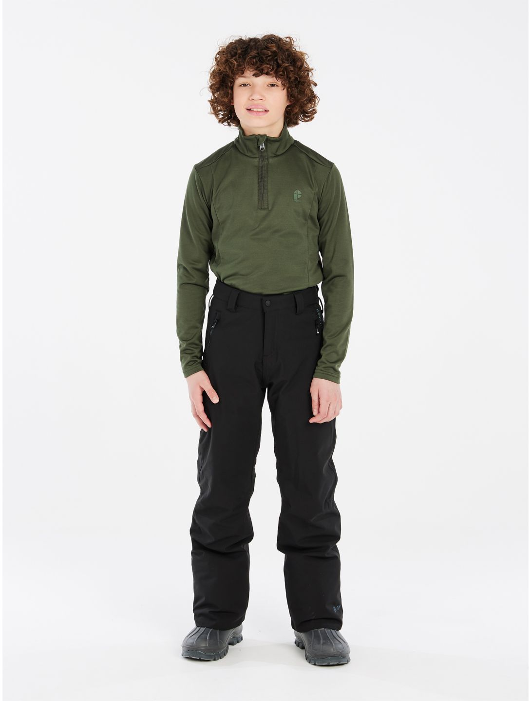 Protest, PRTSTERIO JR pantalones de esquí niños True Black negro 