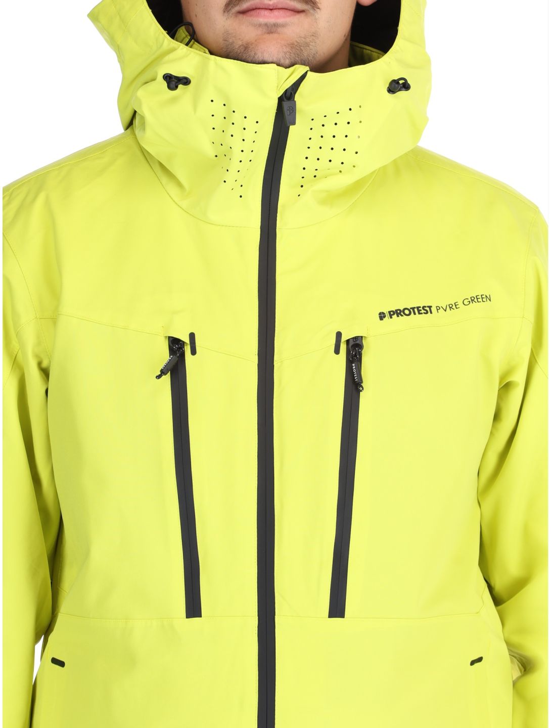 Protest, PRTTIMOTHY chaqueta de esquí hombres Limone amarillo 