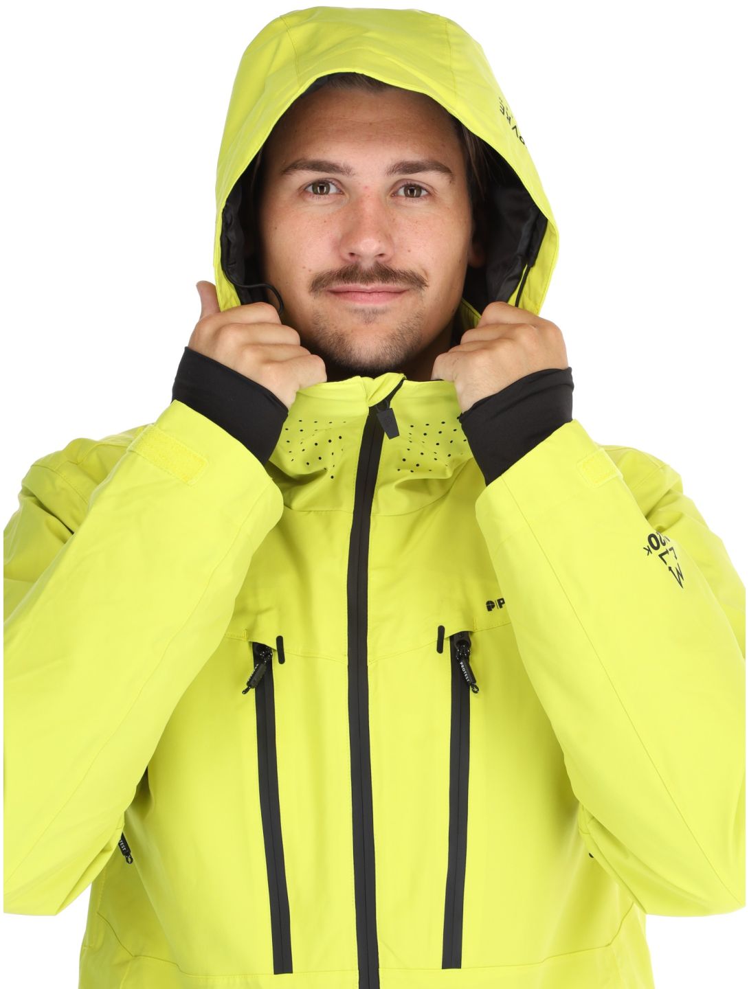 Protest, PRTTIMOTHY chaqueta de esquí hombres Limone amarillo 