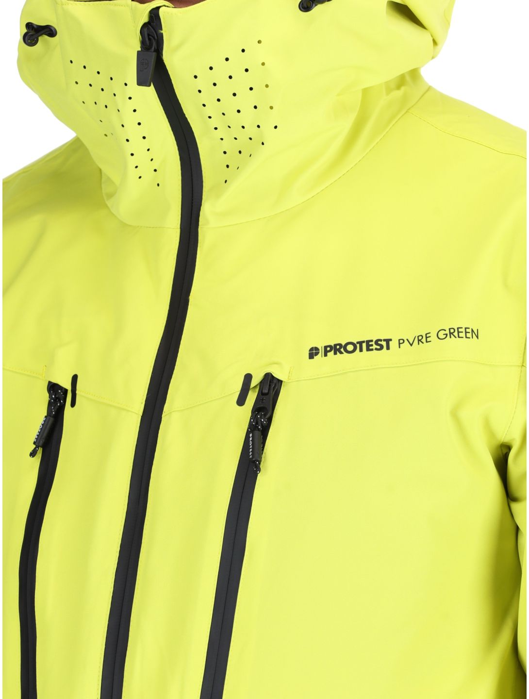 Protest, PRTTIMOTHY chaqueta de esquí hombres Limone amarillo 