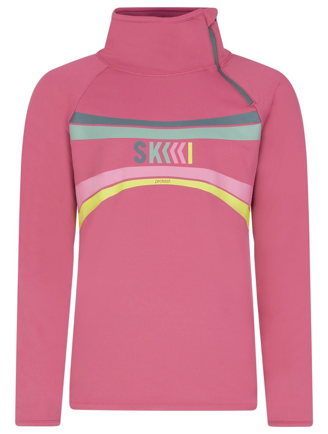 Protest, PRTTUTTI JR 1/4 zip jersey niños Rose Dust rosa 