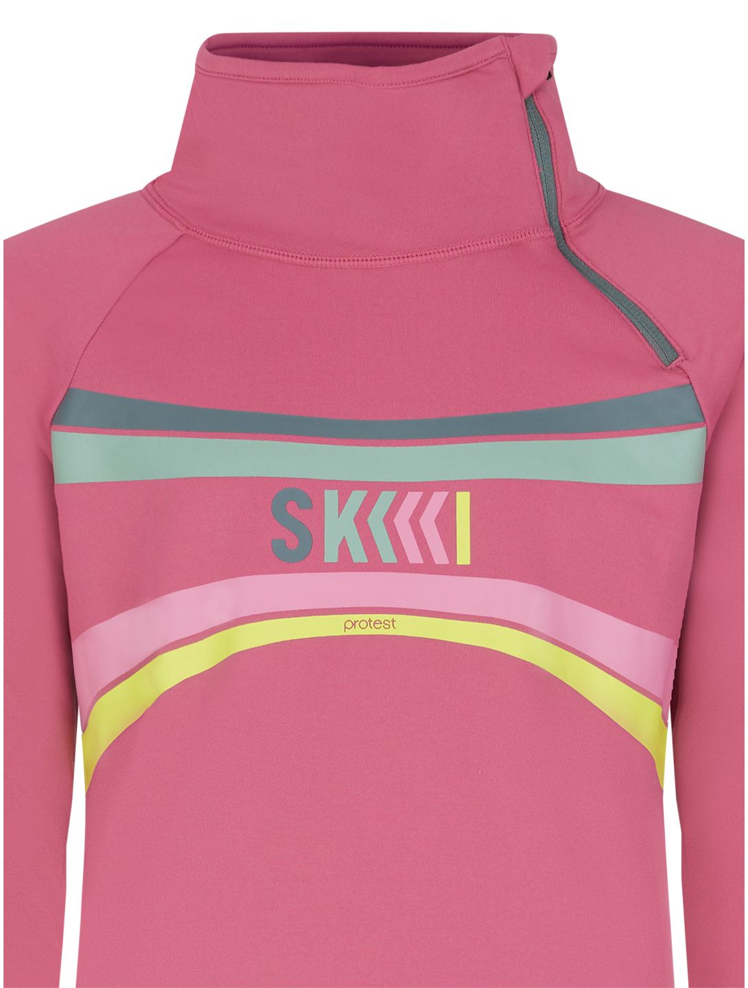 Protest, PRTTUTTI JR 1/4 zip jersey niños Rose Dust rosa 