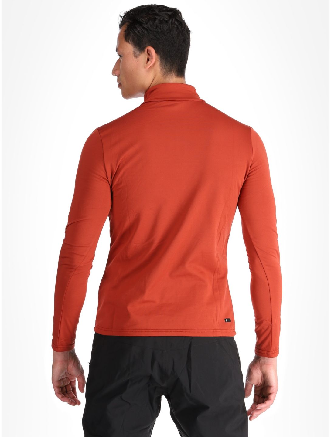 Protest, REWILL 1/4 zip top jersey hombres Barn Red rojo 