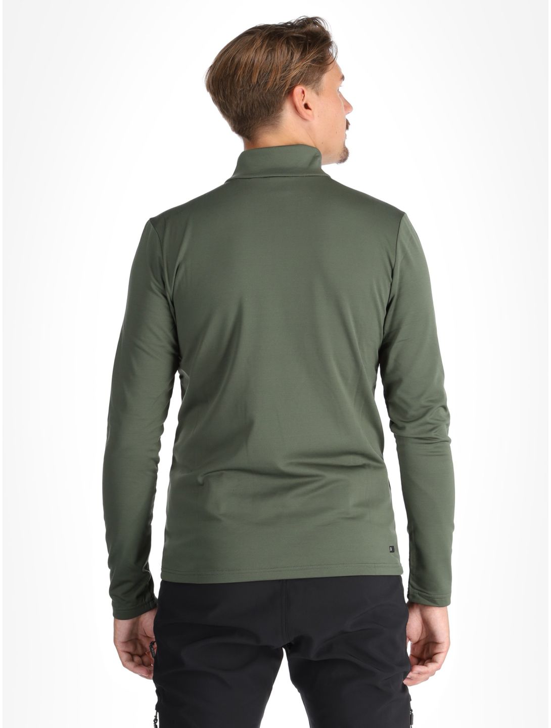 Protest, REWILL 1/4 zip top jersey hombres Thyme verde 