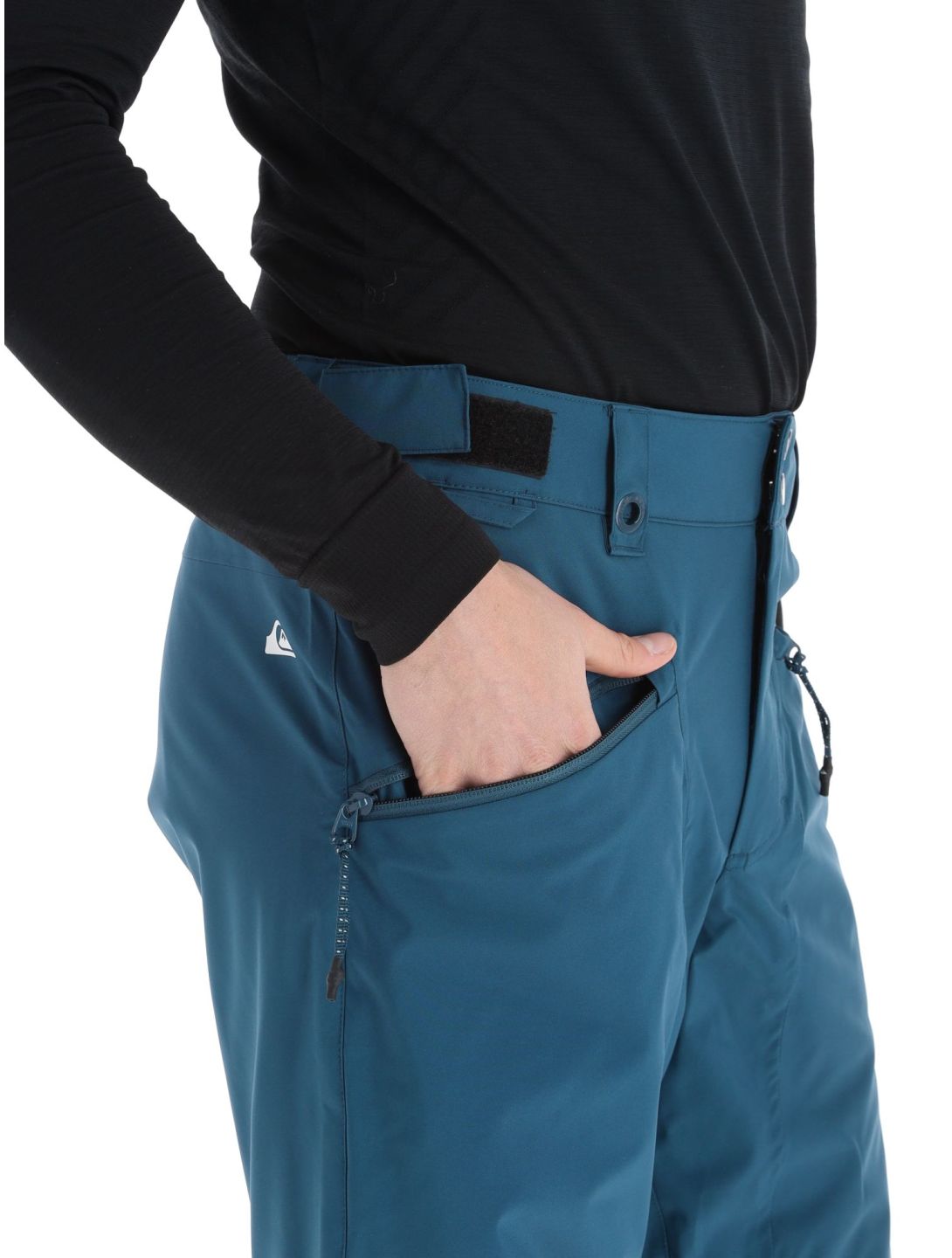 Quiksilver, Boundry pantalones de esquí hombres Majolica Blue azul 