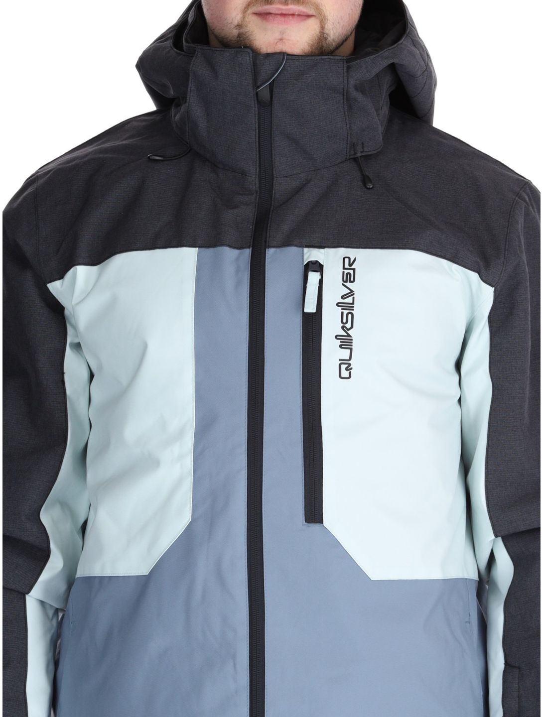 Quiksilver, Dawson chaqueta de esquí hombres Flint Stone gris 