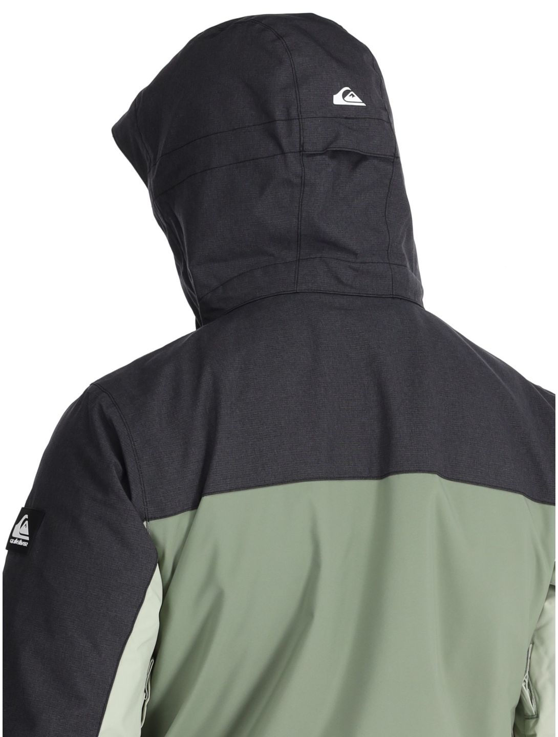 Quiksilver, Dawson chaqueta de esquí hombres Sea Spray negro, verde 