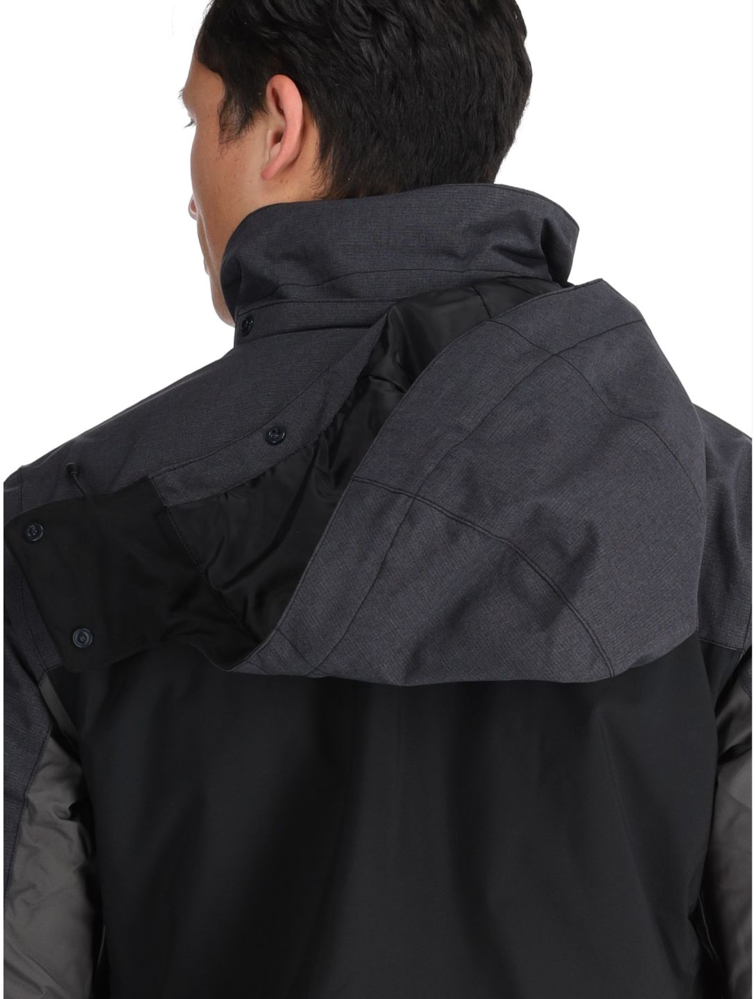 Quiksilver, Dawson chaqueta de esquí hombres True Black gris, negro 