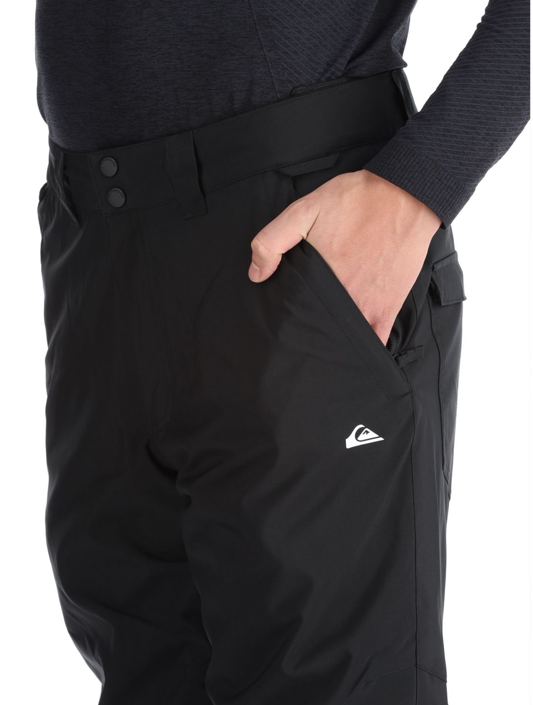 Quiksilver, Estate pantalones de esquí hombres True Black negro 