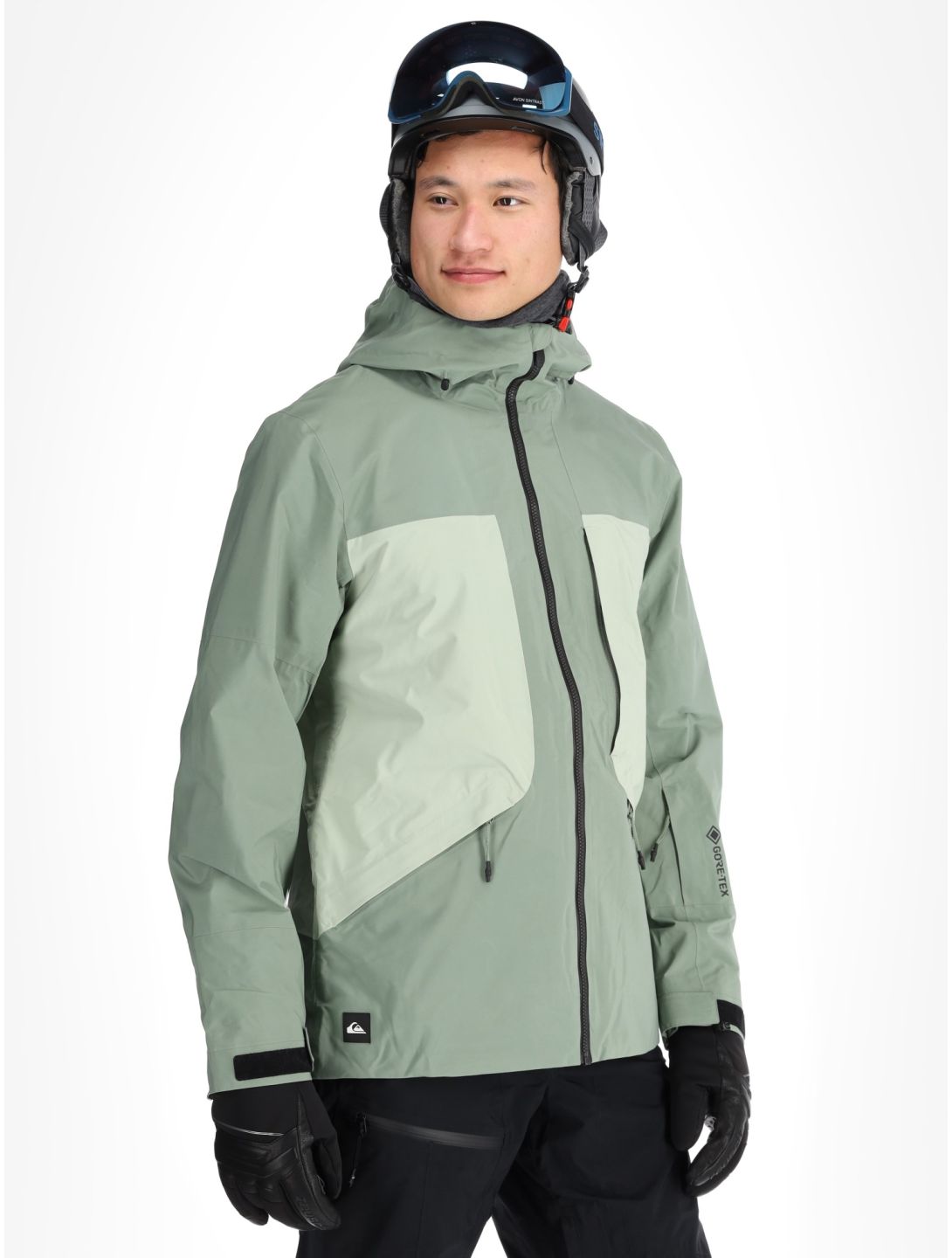 Quiksilver, Forever Strecht Gore-Tex chaqueta de esquí hombres Sea Spray verde 