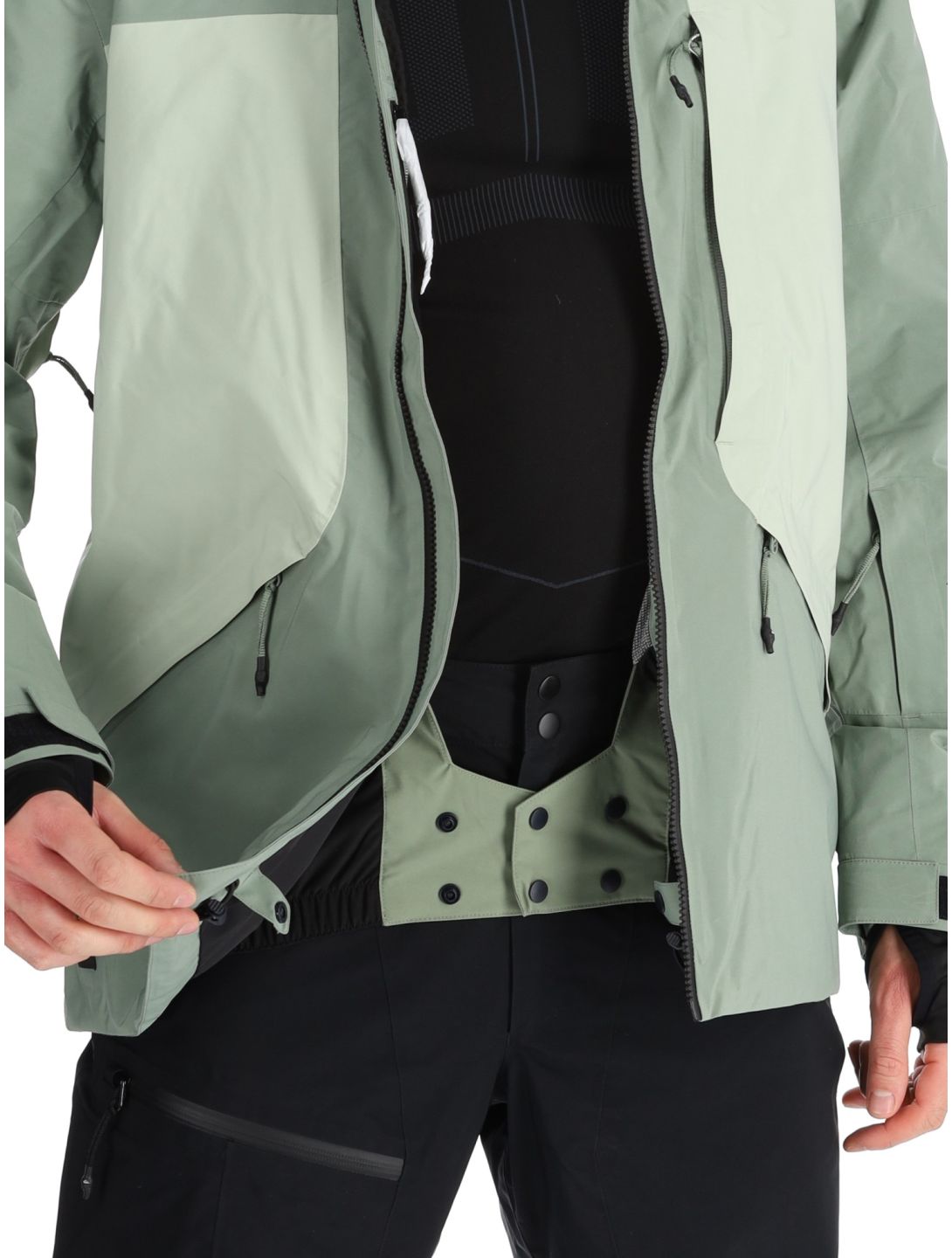 Quiksilver, Forever Strecht Gore-Tex chaqueta de esquí hombres Sea Spray verde 