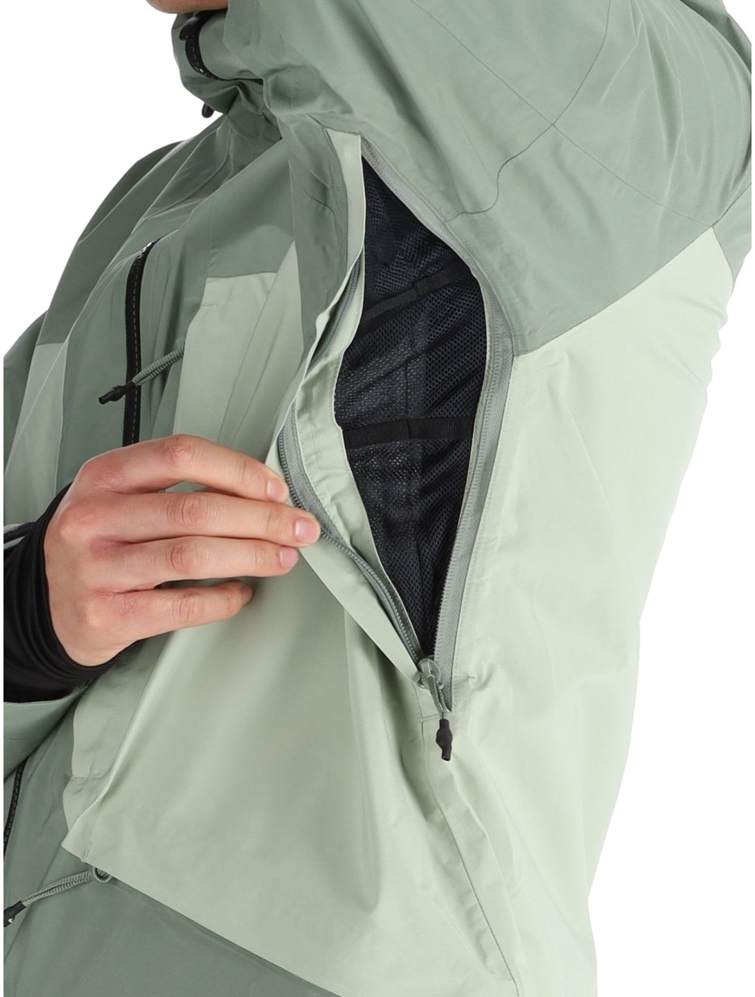 Quiksilver, Forever Strecht Gore-Tex chaqueta de esquí hombres Sea Spray verde 