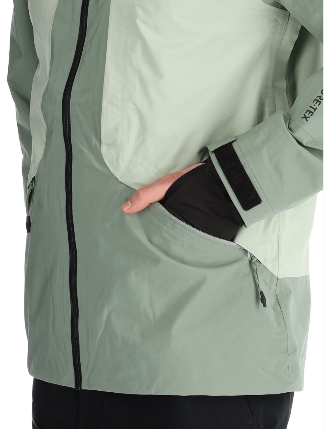 Quiksilver, Forever Strecht Gore-Tex chaqueta de esquí hombres Sea Spray verde 