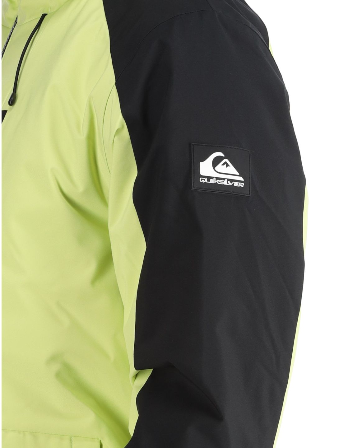 Quiksilver, Mission Block chaqueta de esquí hombres Celery Green negro, verde 