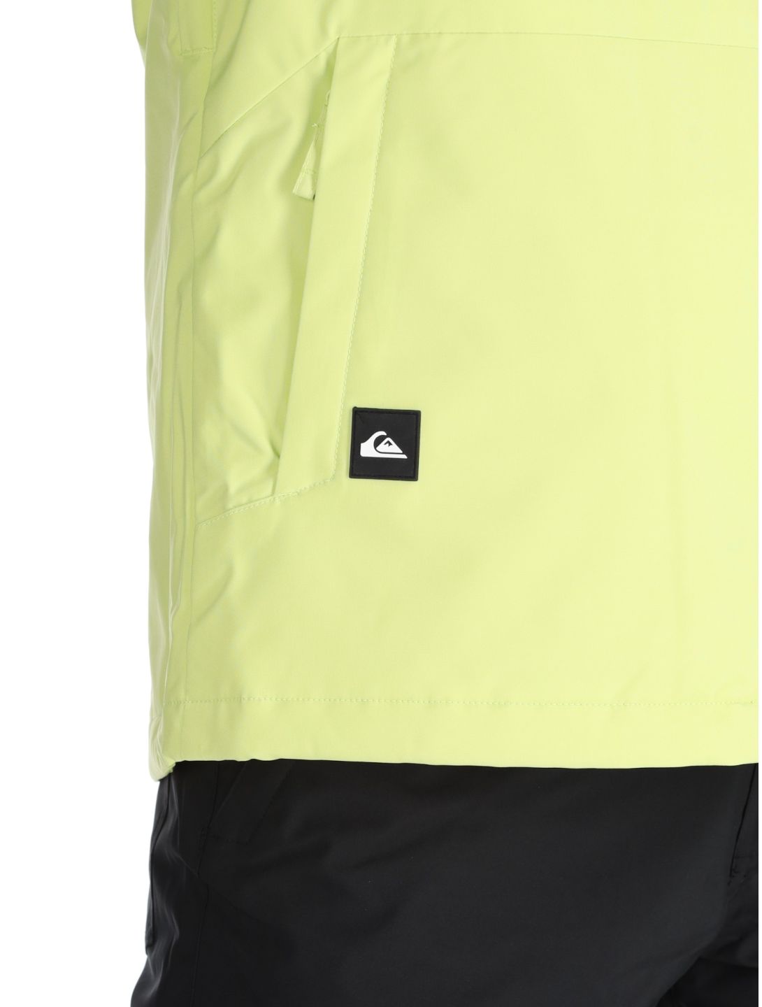 Quiksilver, Mission Block chaqueta de esquí hombres Celery Green negro, verde 