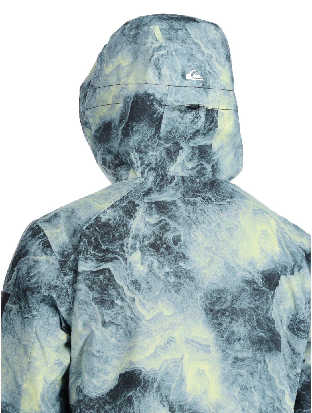 Quiksilver, Mission Printed chaqueta de esquí hombres Space Stone Celery Green verde 