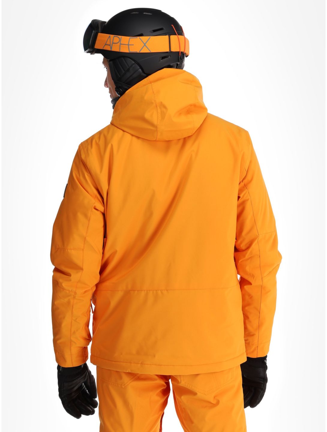 Quiksilver, Mission Solid chaqueta de esquí hombres Orange Pepper naranja 