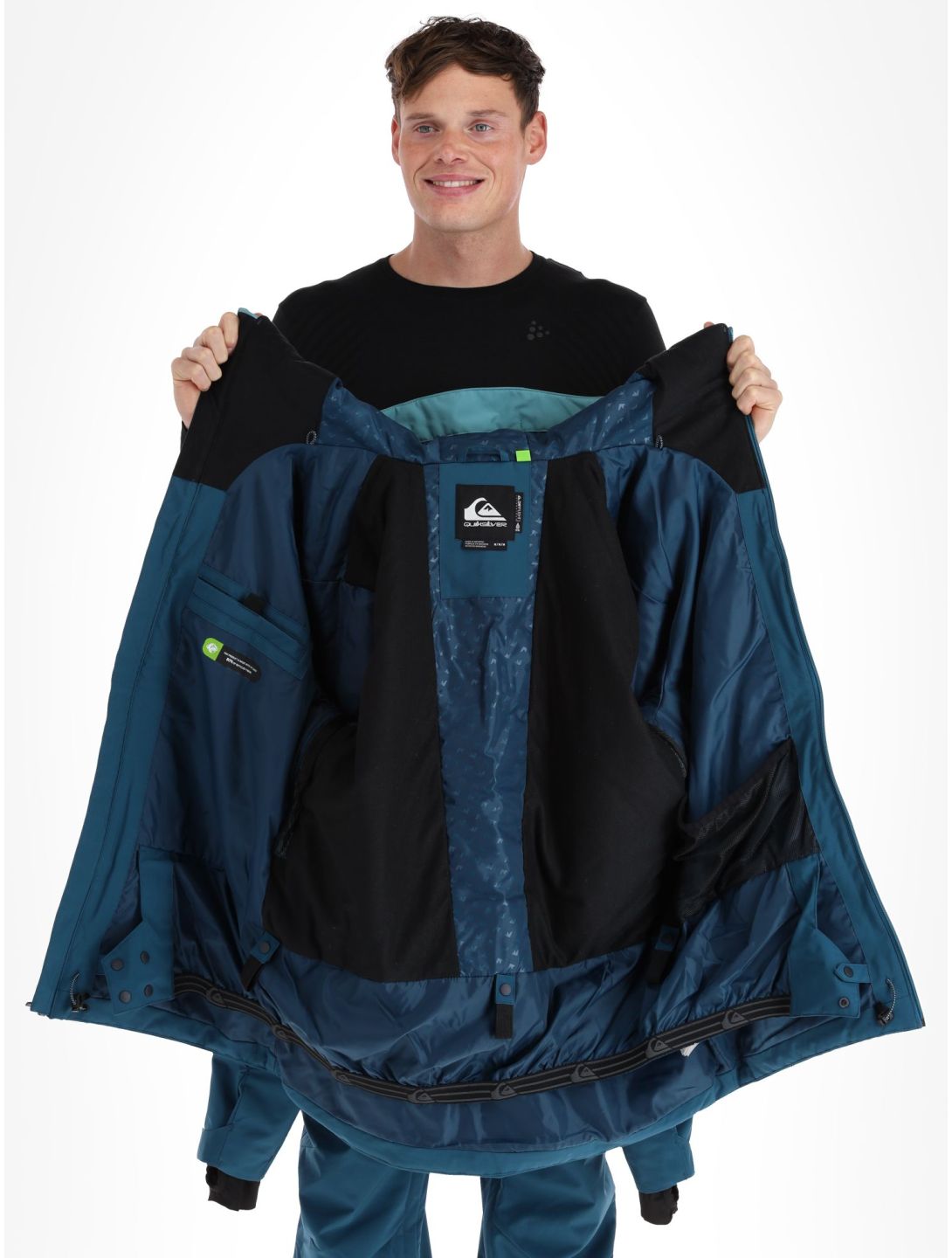 Quiksilver, Muldrow chaqueta de esquí hombres Majolica Blue azul 