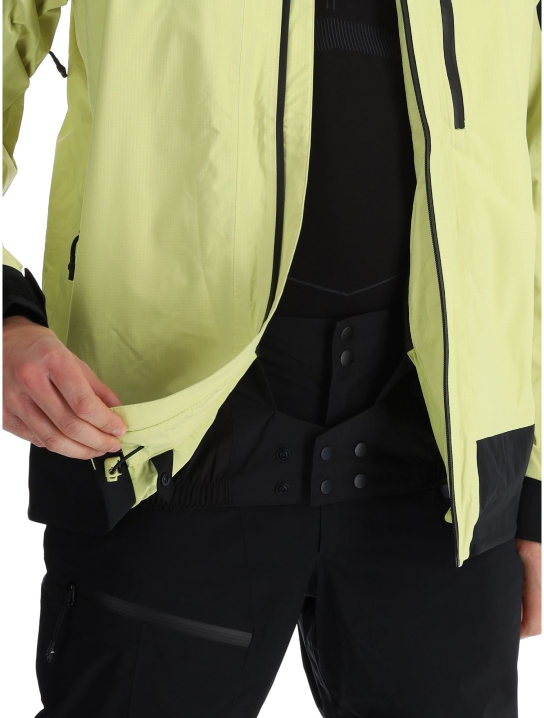 Quiksilver, Ultralight 20K chaqueta de esquí hombres Celery Green negro, verde 