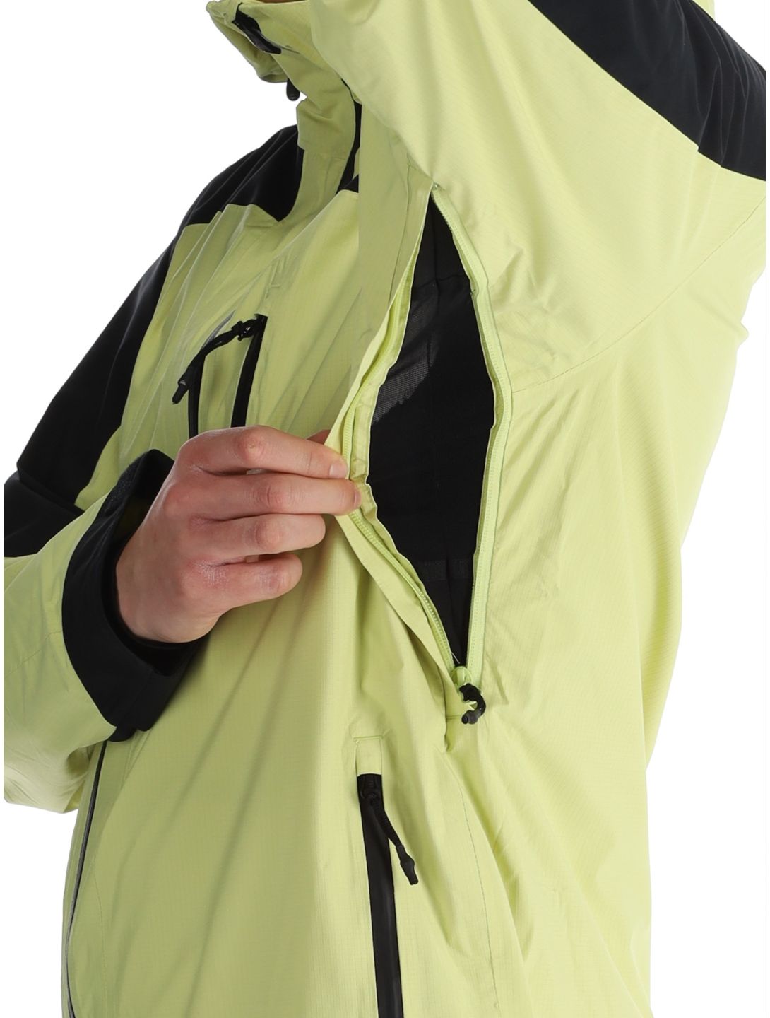 Quiksilver, Ultralight 20K chaqueta de esquí hombres Celery Green negro, verde 