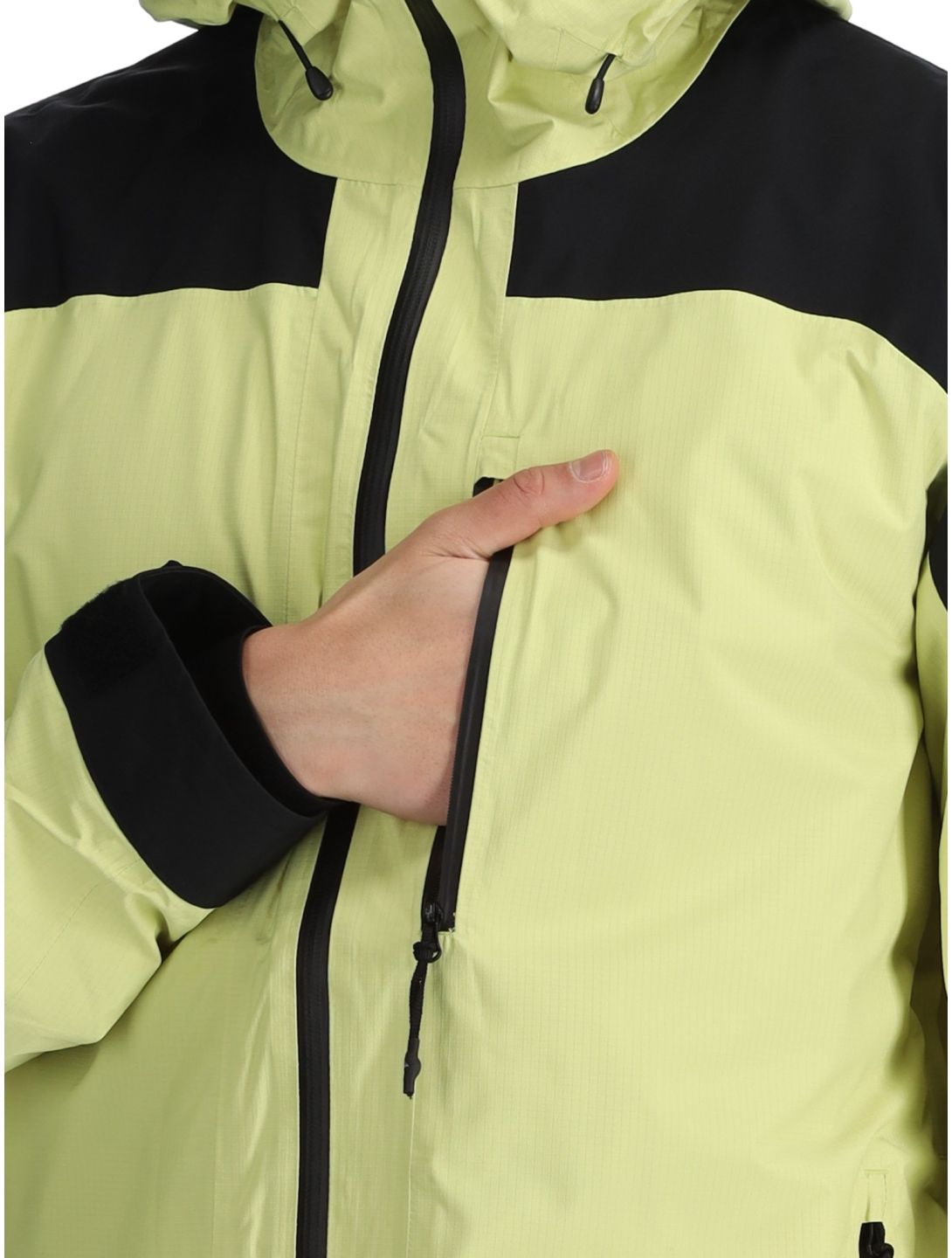 Quiksilver, Ultralight 20K chaqueta de esquí hombres Celery Green negro, verde 