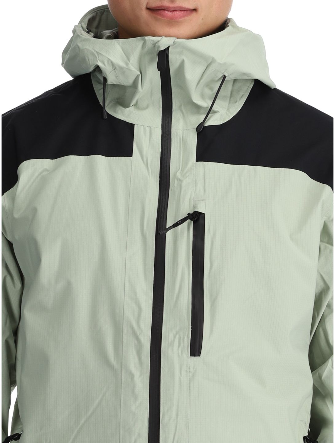 Quiksilver, Ultralight 20K chaqueta de esquí hombres Desert Sage negro, verde 