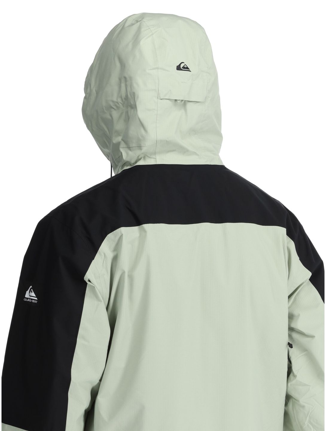 Quiksilver, Ultralight 20K chaqueta de esquí hombres Desert Sage negro, verde 