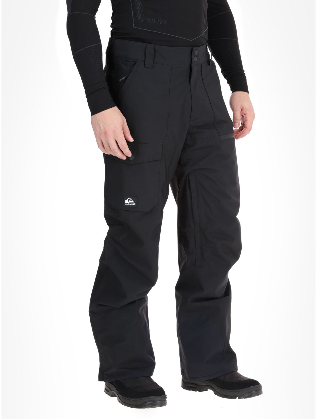 Quiksilver, Utility pantalones de esquí hombres True Black negro 