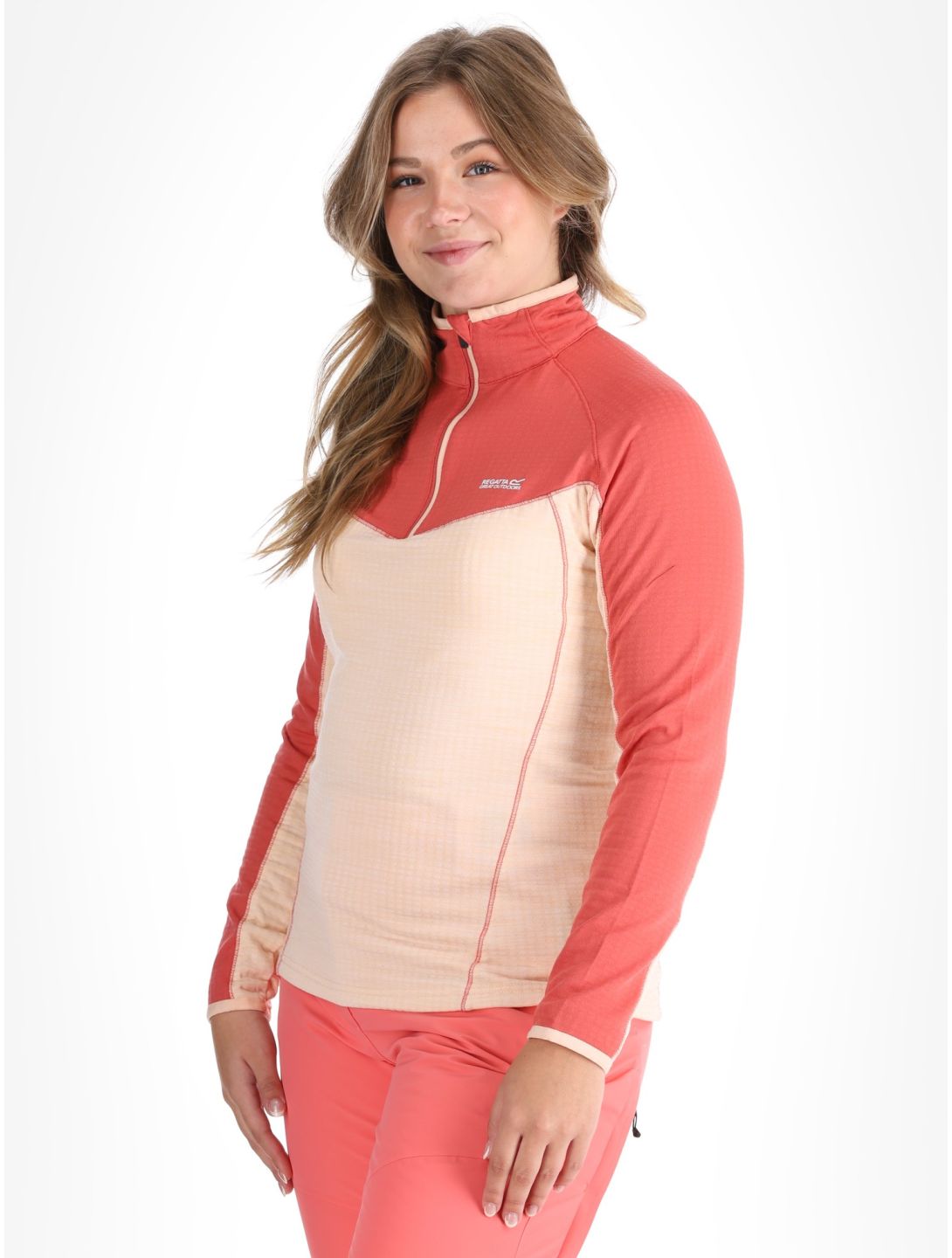 Regatta, Hepley jersey mujeres Mineral Red / Peach Parfait Marl rojo, rosa 