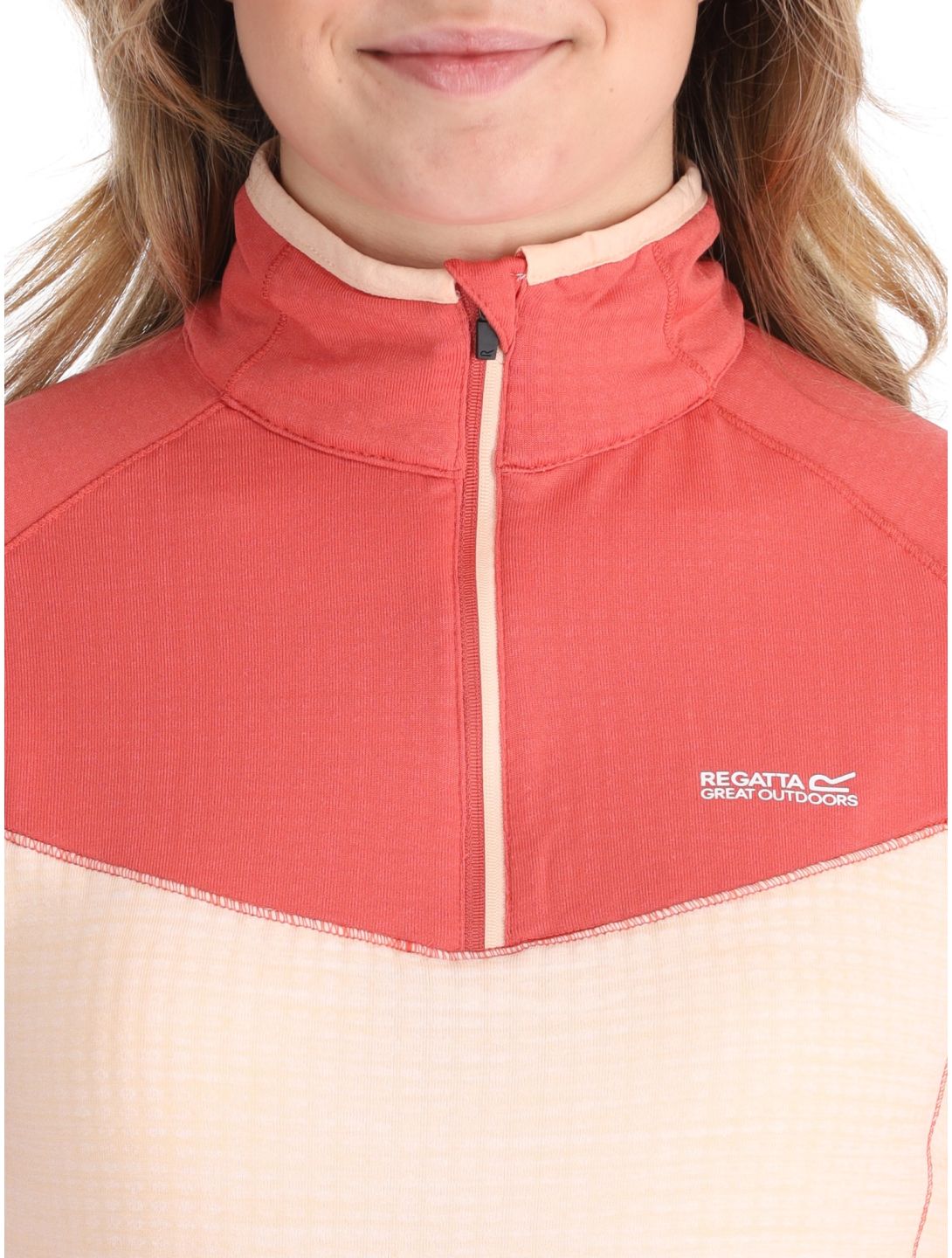 Regatta, Hepley jersey mujeres Mineral Red / Peach Parfait Marl rojo, rosa 