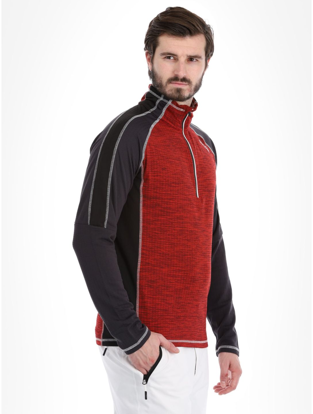 Regatta, Hepley jersey hombres Danger Red / Ash gris, rojo 