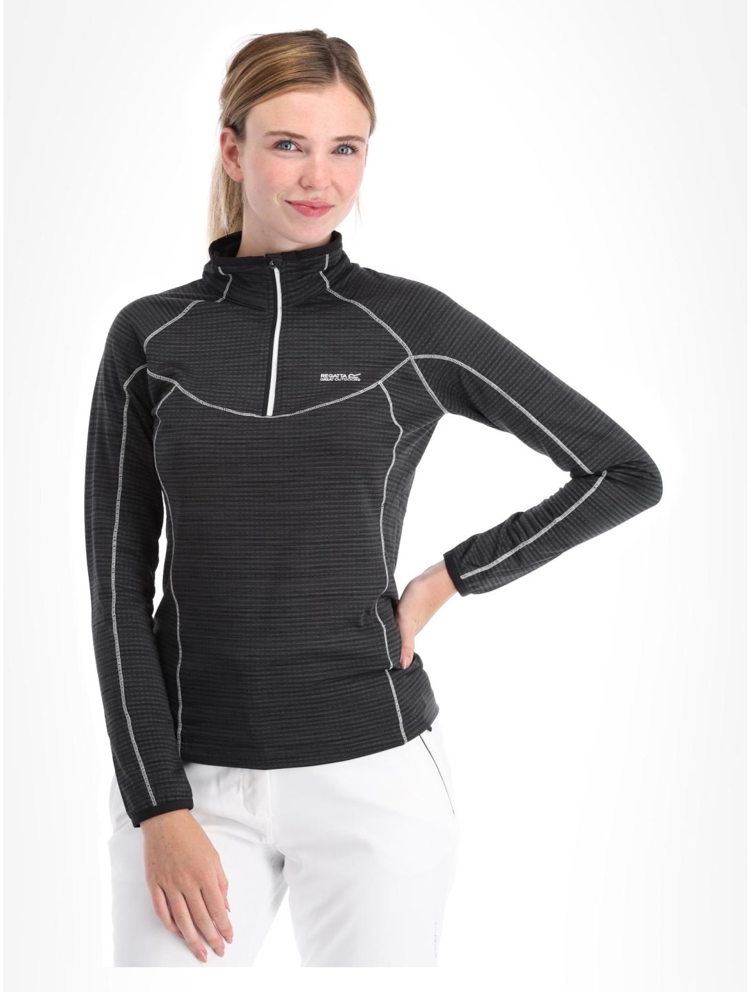 Regatta, Yonder jersey mujeres Black negro 