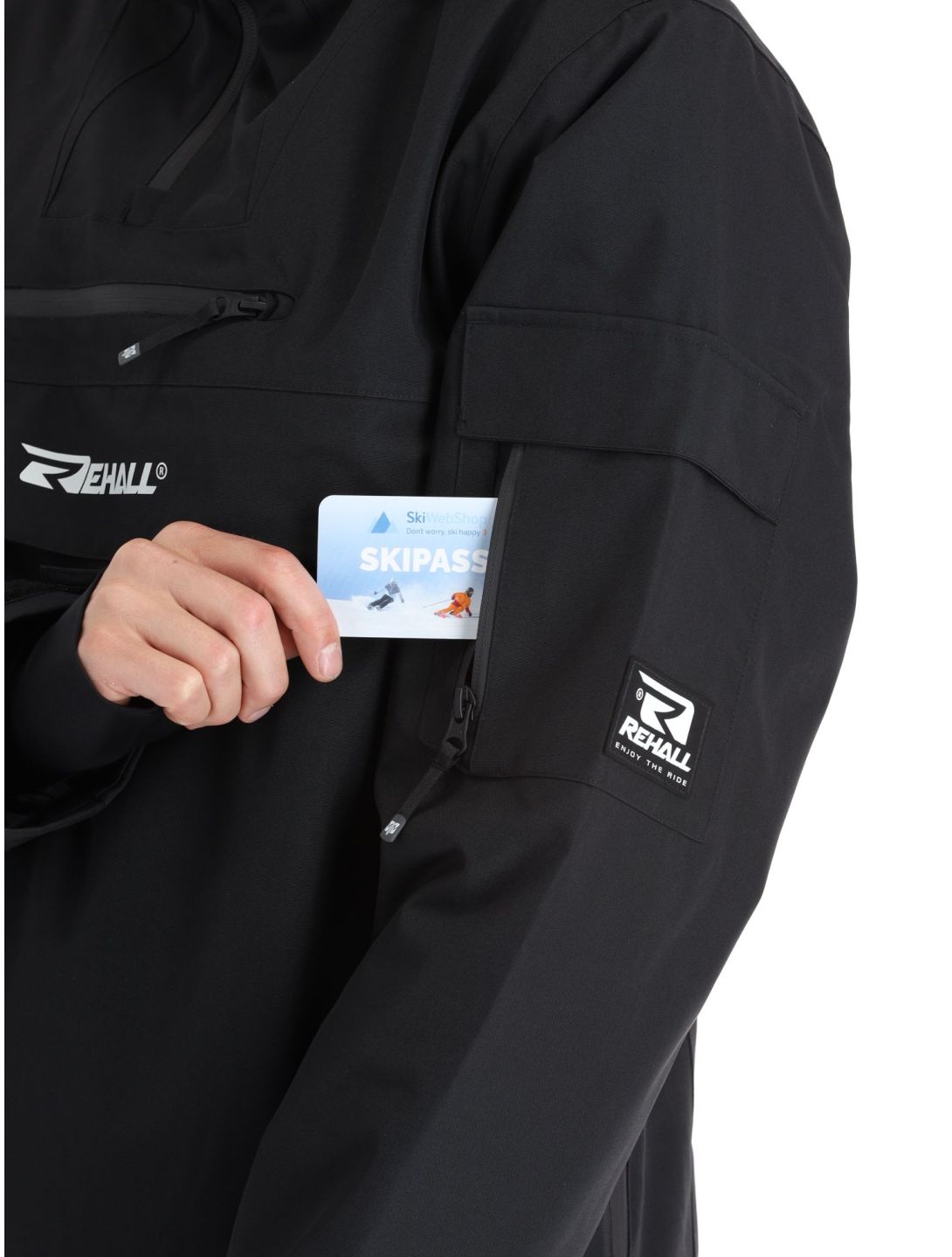 Rehall, Artrix-R anorak hombres Black negro 