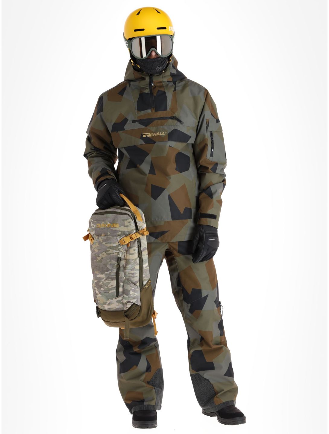 Rehall, Artrix-R anorak hombres Camo Olive verde 