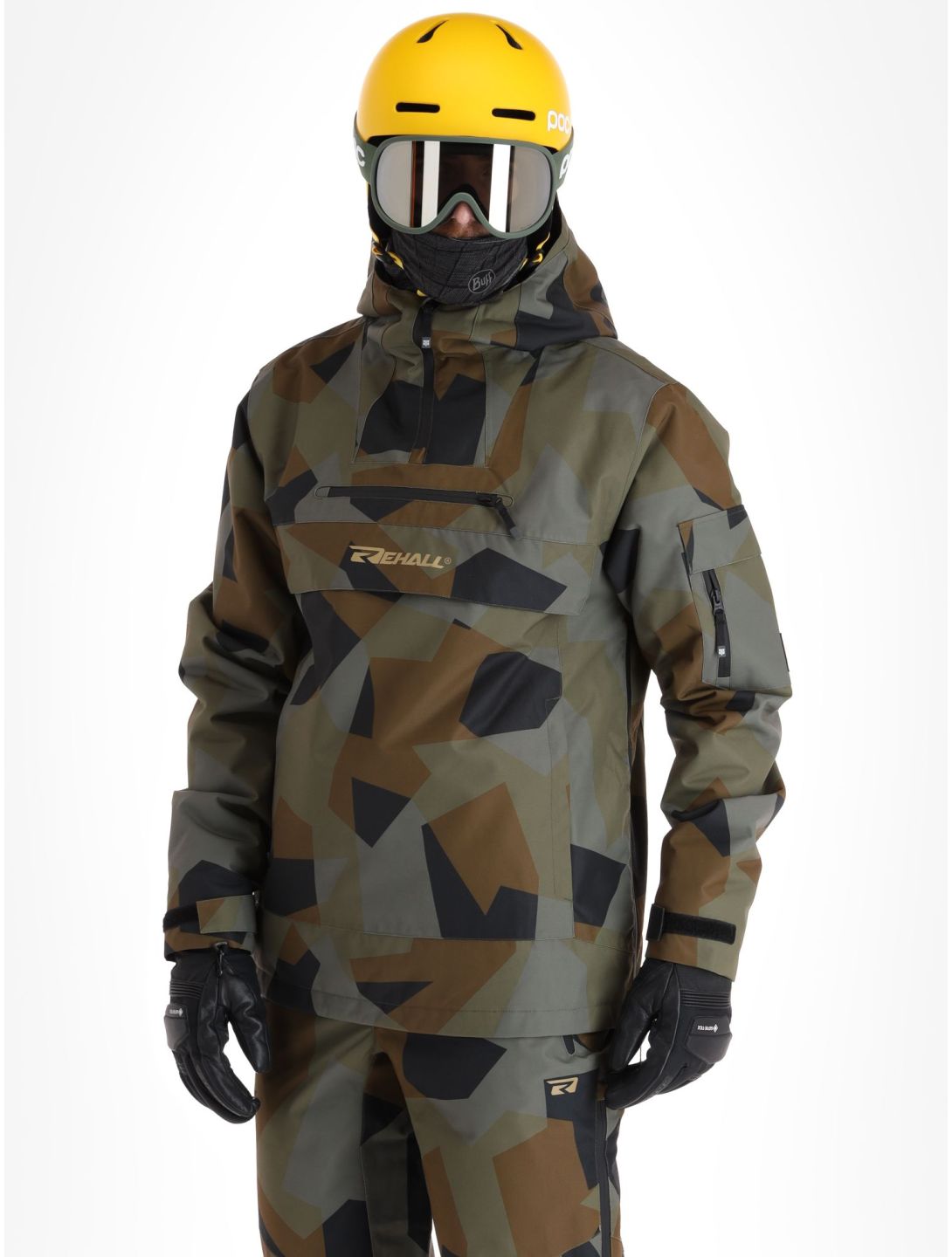 Rehall, Artrix-R anorak hombres Camo Olive verde 