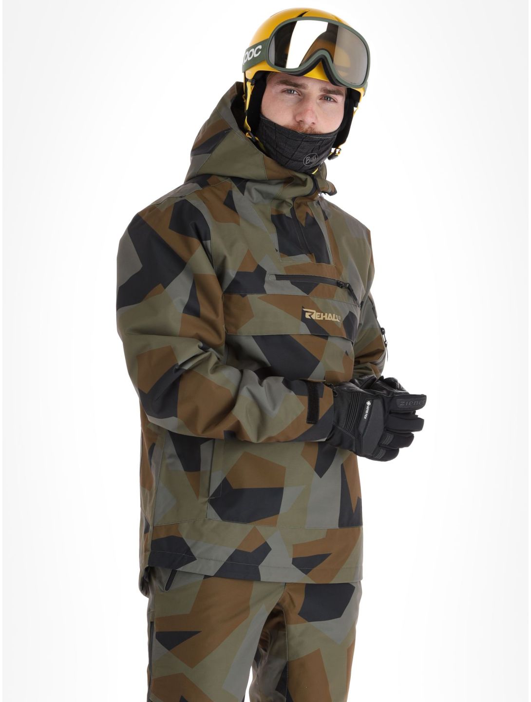 Rehall, Artrix-R anorak hombres Camo Olive verde 