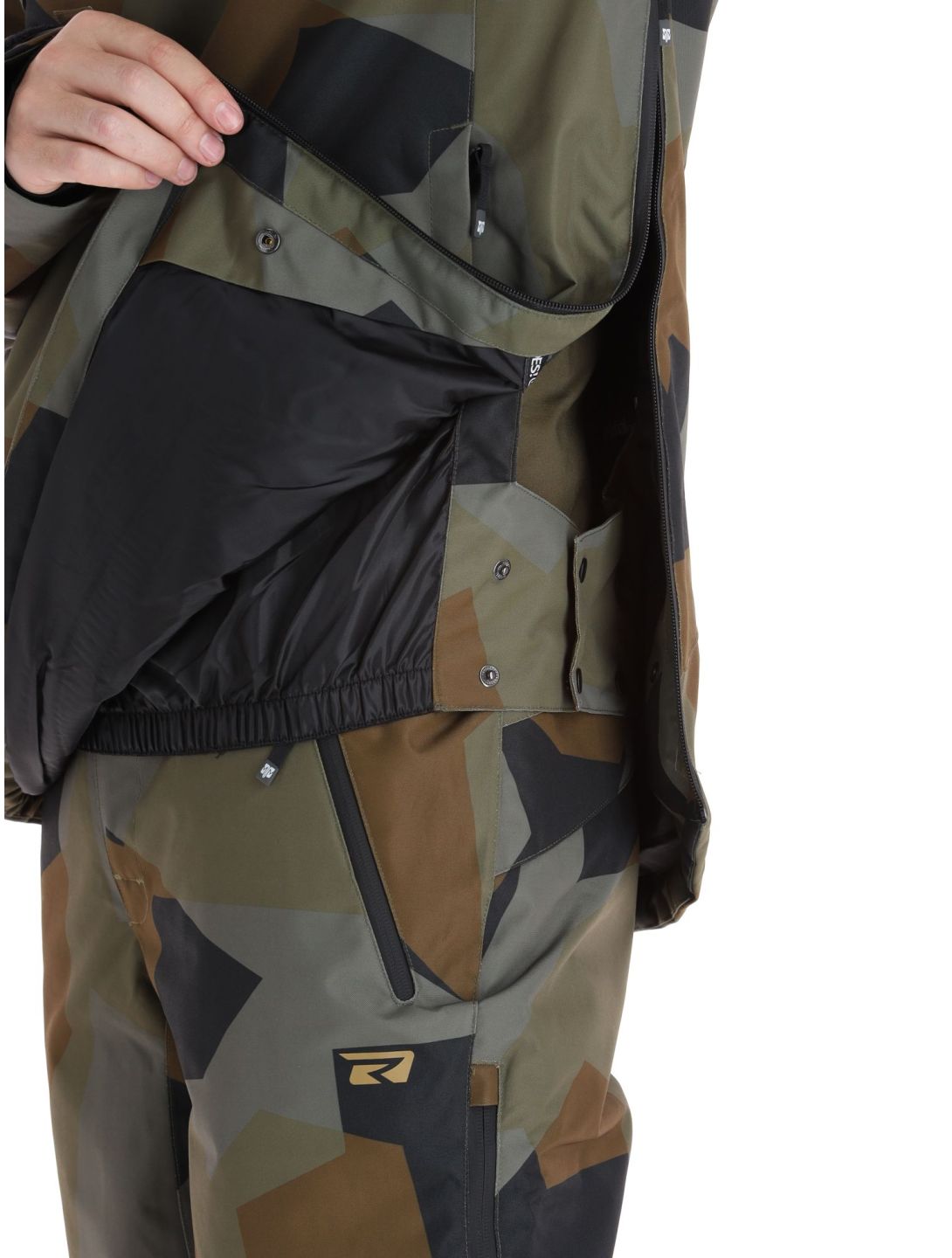 Rehall, Artrix-R anorak hombres Camo Olive verde 