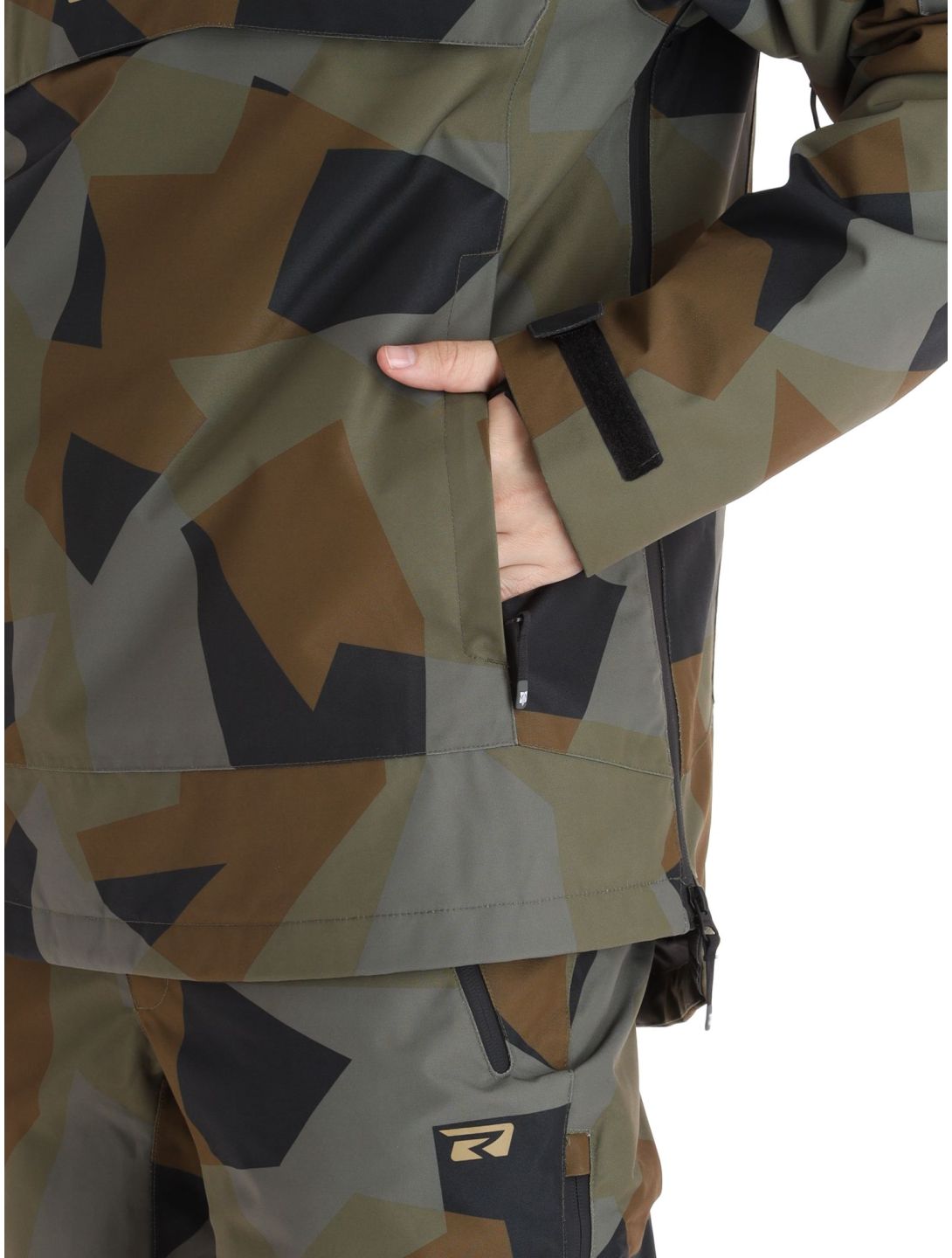 Rehall, Artrix-R anorak hombres Camo Olive verde 