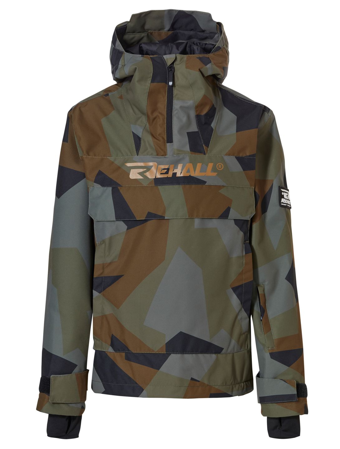 Rehall, Artrix-R-Jr. anorak niños Camo Olive verde 