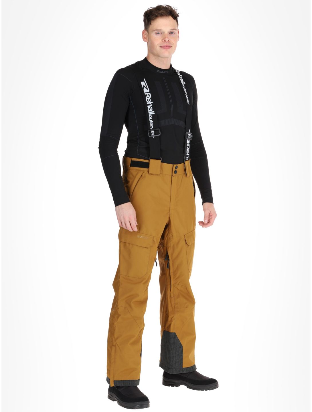 Rehall, Backbone-R pantalones de esquí hombres Bronze marrón 