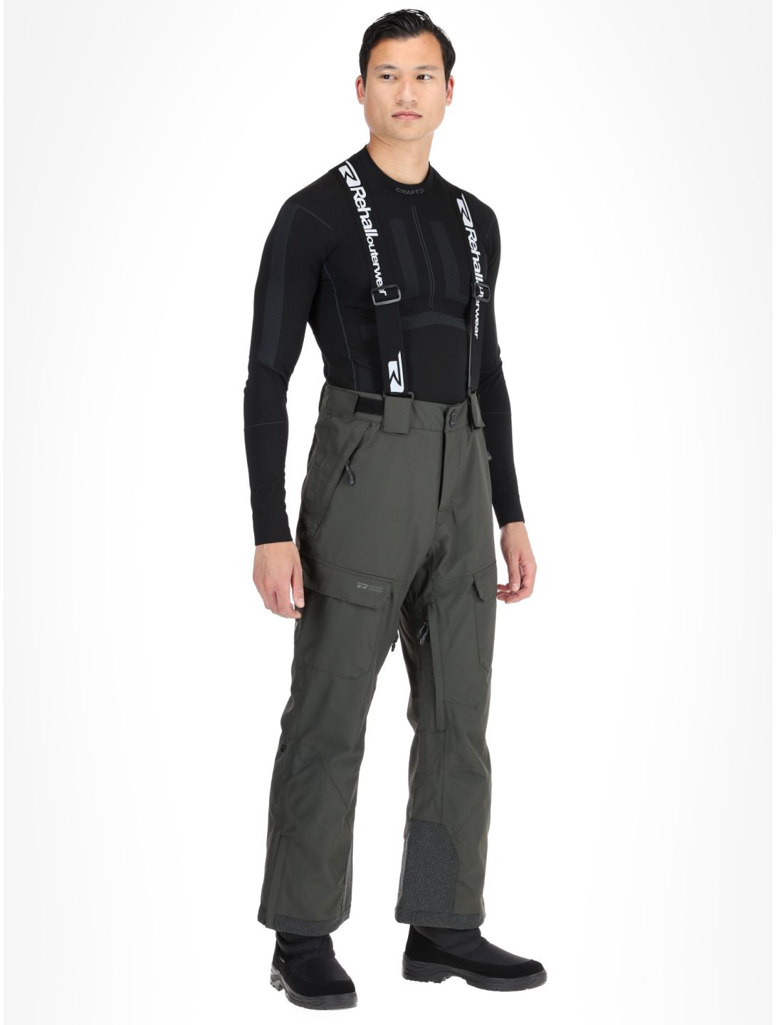 Rehall, Backbone-R pantalones de esquí hombres Graphite gris 