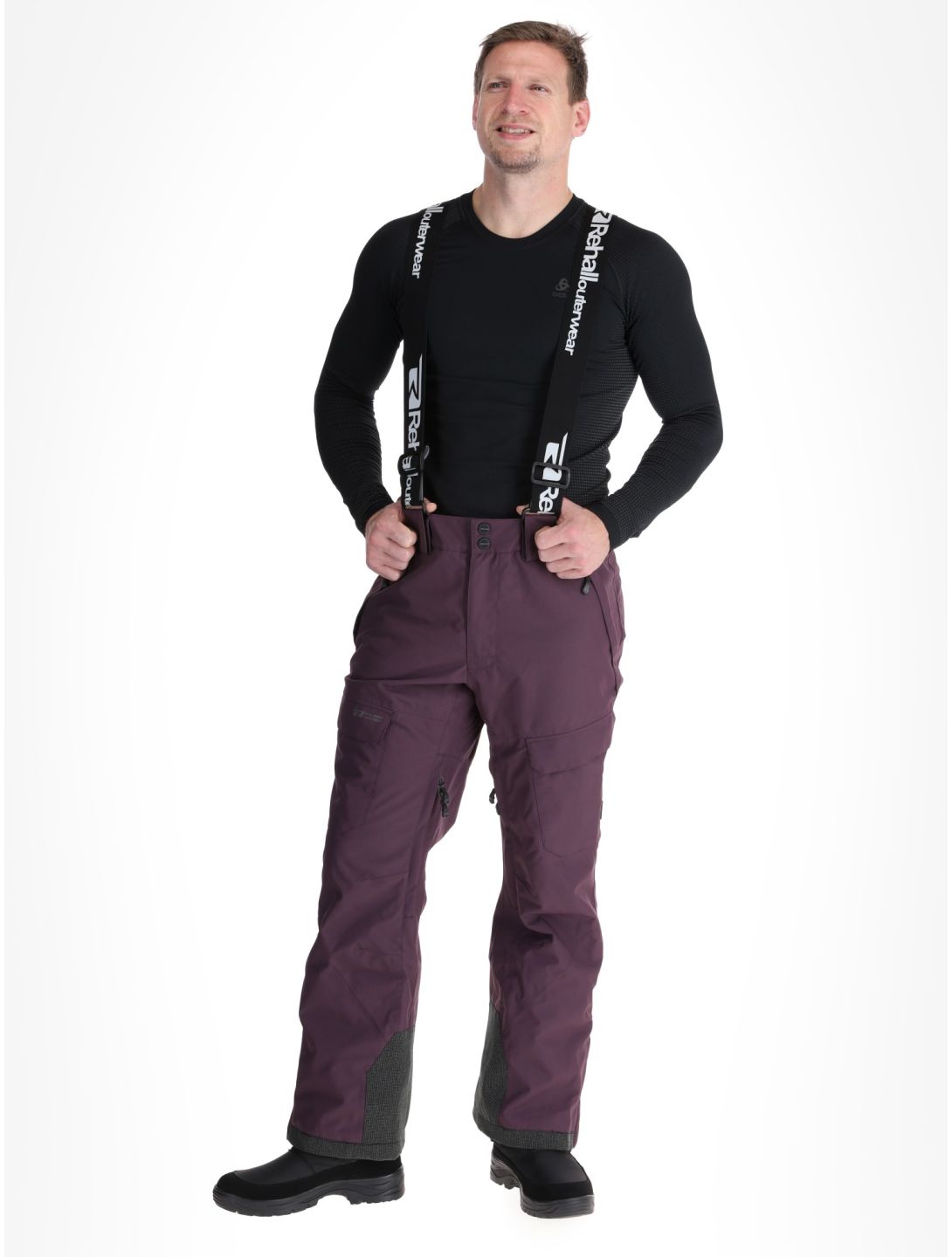 Rehall, Backbone-R pantalones de esquí hombres Plum Perfect púrpura 