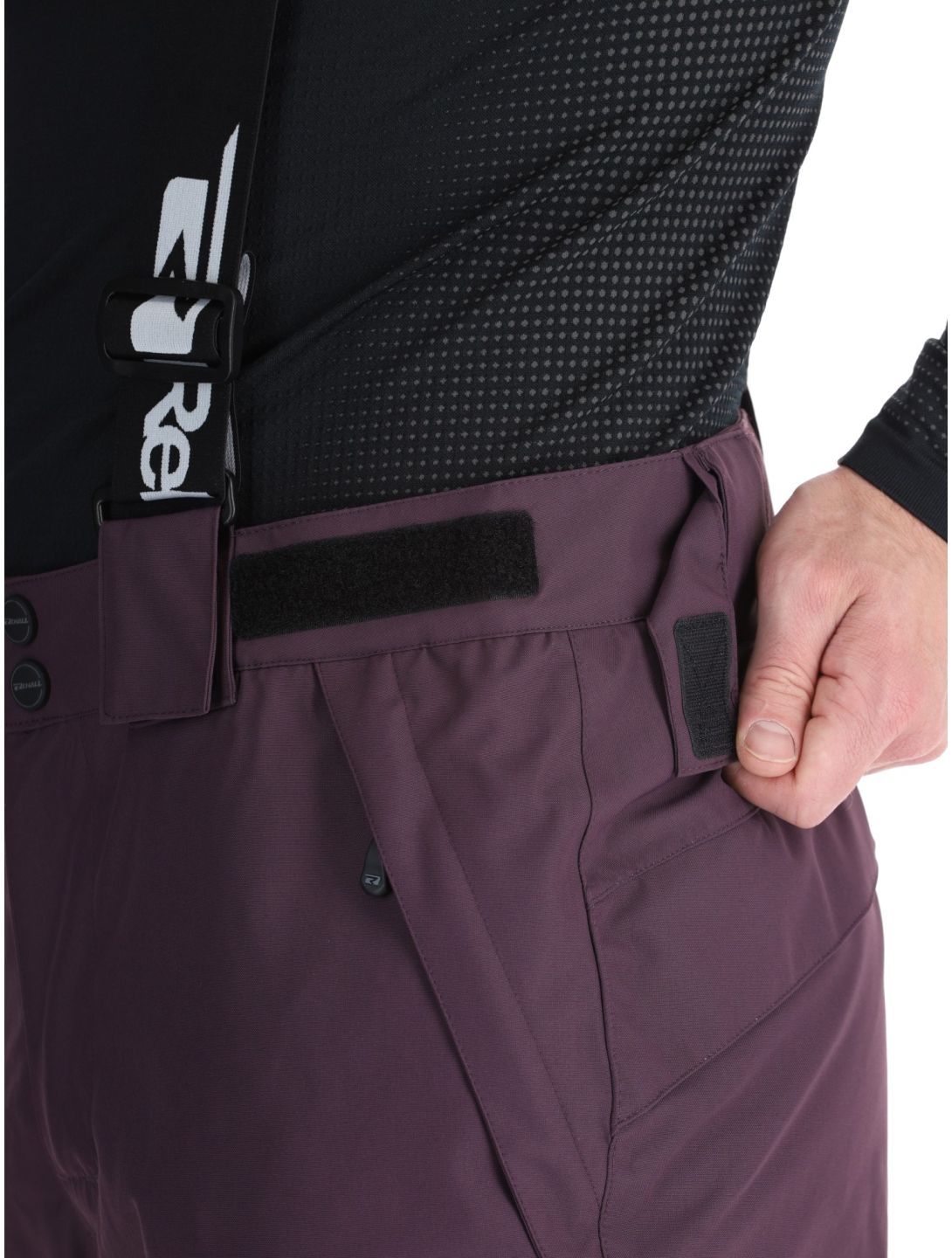 Rehall, Backbone-R pantalones de esquí hombres Plum Perfect púrpura 