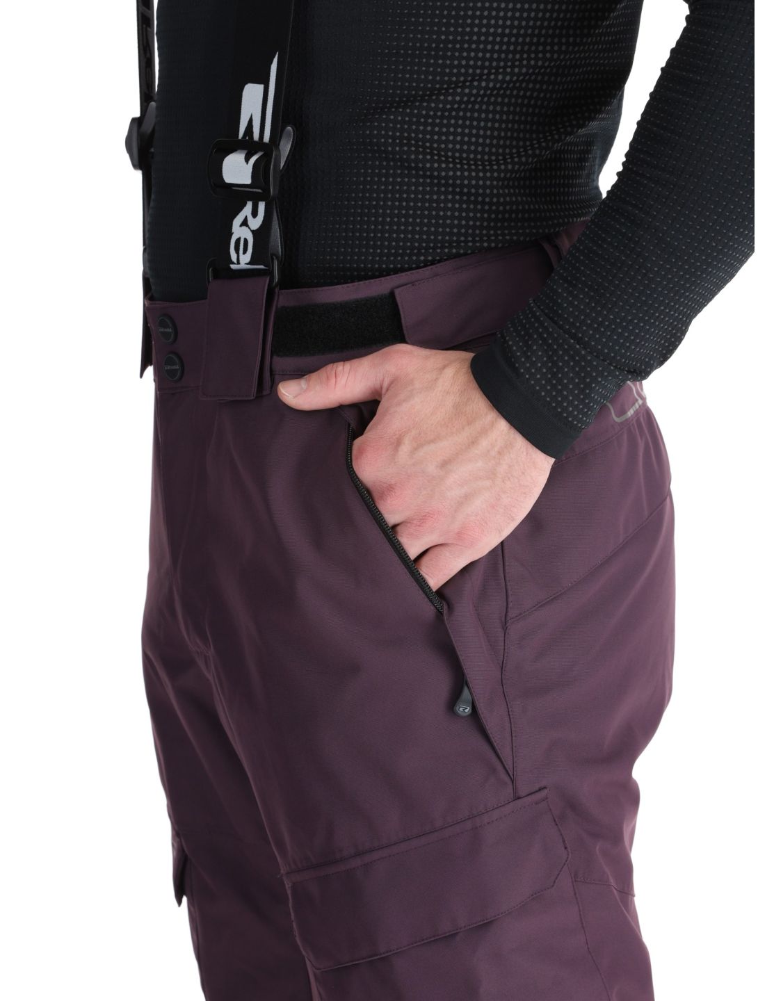 Rehall, Backbone-R pantalones de esquí hombres Plum Perfect púrpura 