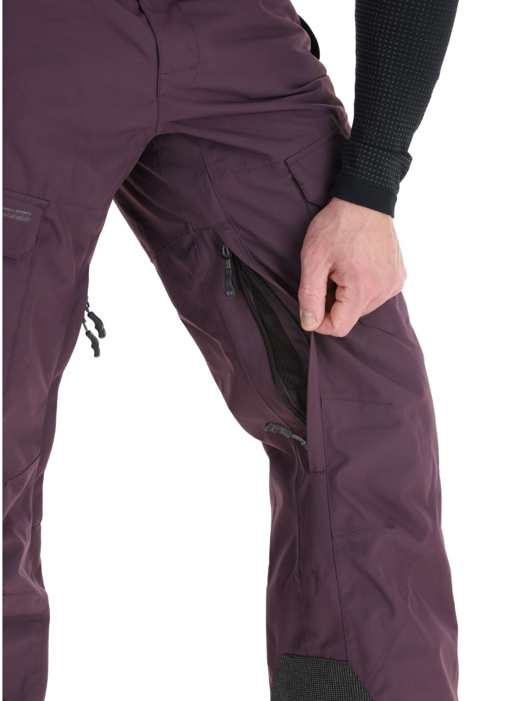 Rehall, Backbone-R pantalones de esquí hombres Plum Perfect púrpura 