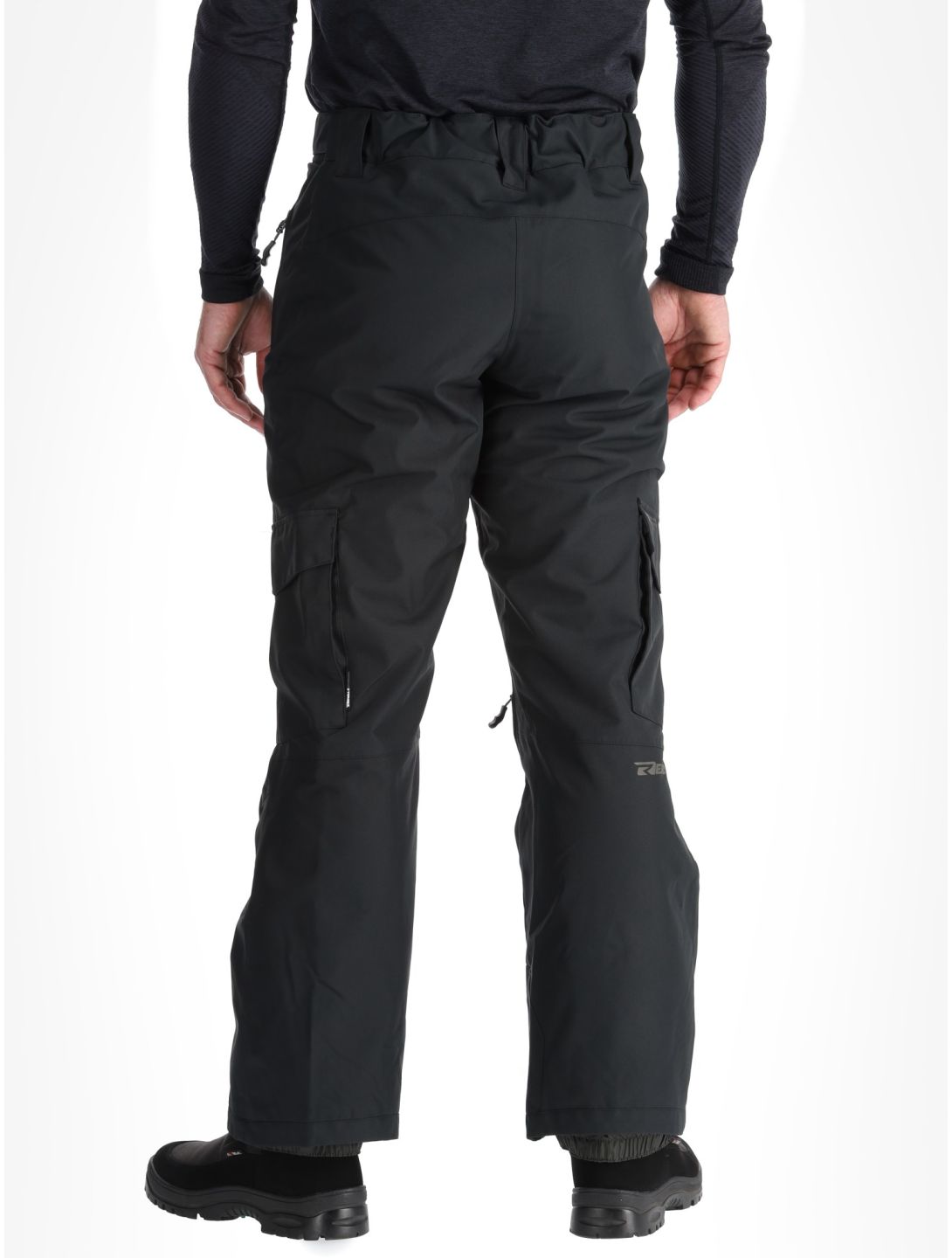 Rehall, Benn-R pantalones de esquí hombres Black negro 