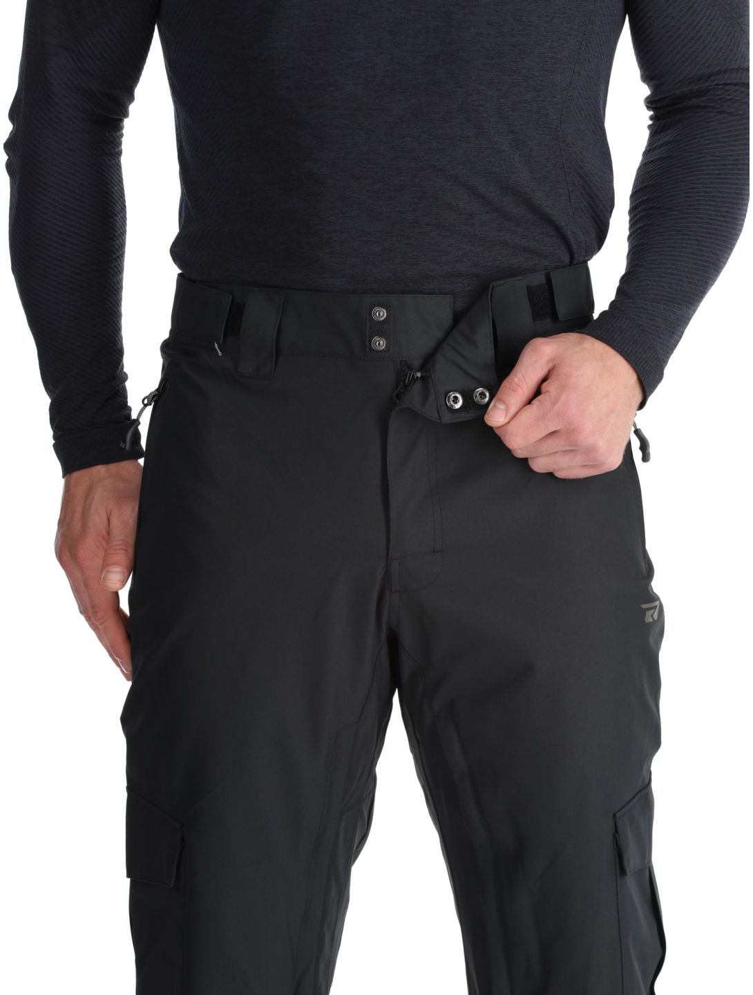 Rehall, Benn-R pantalones de esquí hombres Black negro 