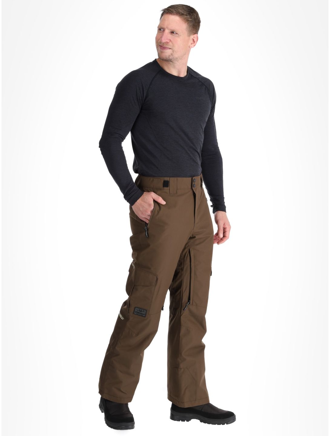 Rehall, Benn-R pantalones de esquí hombres Choco marrón 